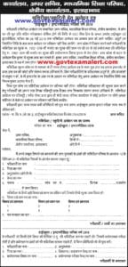 up board scrutiny form 2018