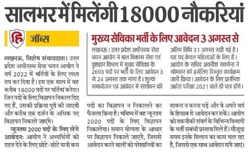 upsssc 18000 vacancy news 2024